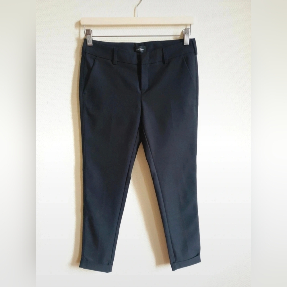Motivi - Black Elegant Tailored Chino Trousers